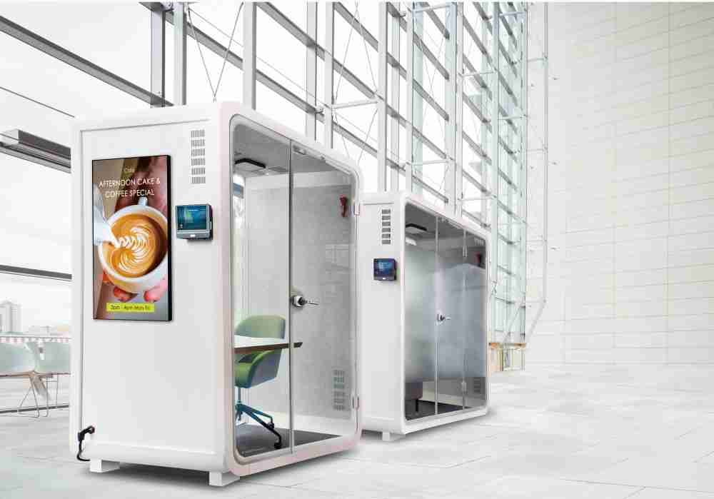 z6mg·人生就是博子公司达擎之智慧行动办公舱，，，，采用PDLC智能调光玻璃设计，，，透过通电与断电的电流切换，，呈现透明与雾面效果，，，，具节能降耗特性并兼顾隐私，，确保信息安全