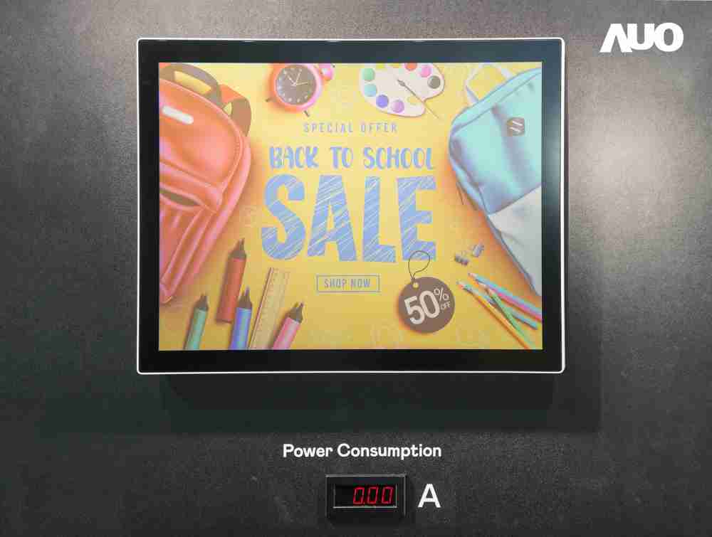 z6mg·人生就是博展示胆固醇液晶超低耗能户外全彩显示器，，，ChLC（胆固醇液晶）以双稳态技术使静态显示零功耗，，，，具省电、、、、高彩度、、、、环保的特性，，，，还整合软硬件系统解决方案，，，，可透过单一云端平台管理